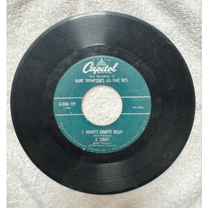 1956 Capital Records 45 RPM Hank Thompson New Recordings Of's All Time Hits - EP